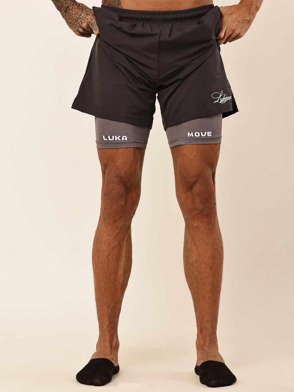 LUKAMOVE'S COMPRESSION SHORTS