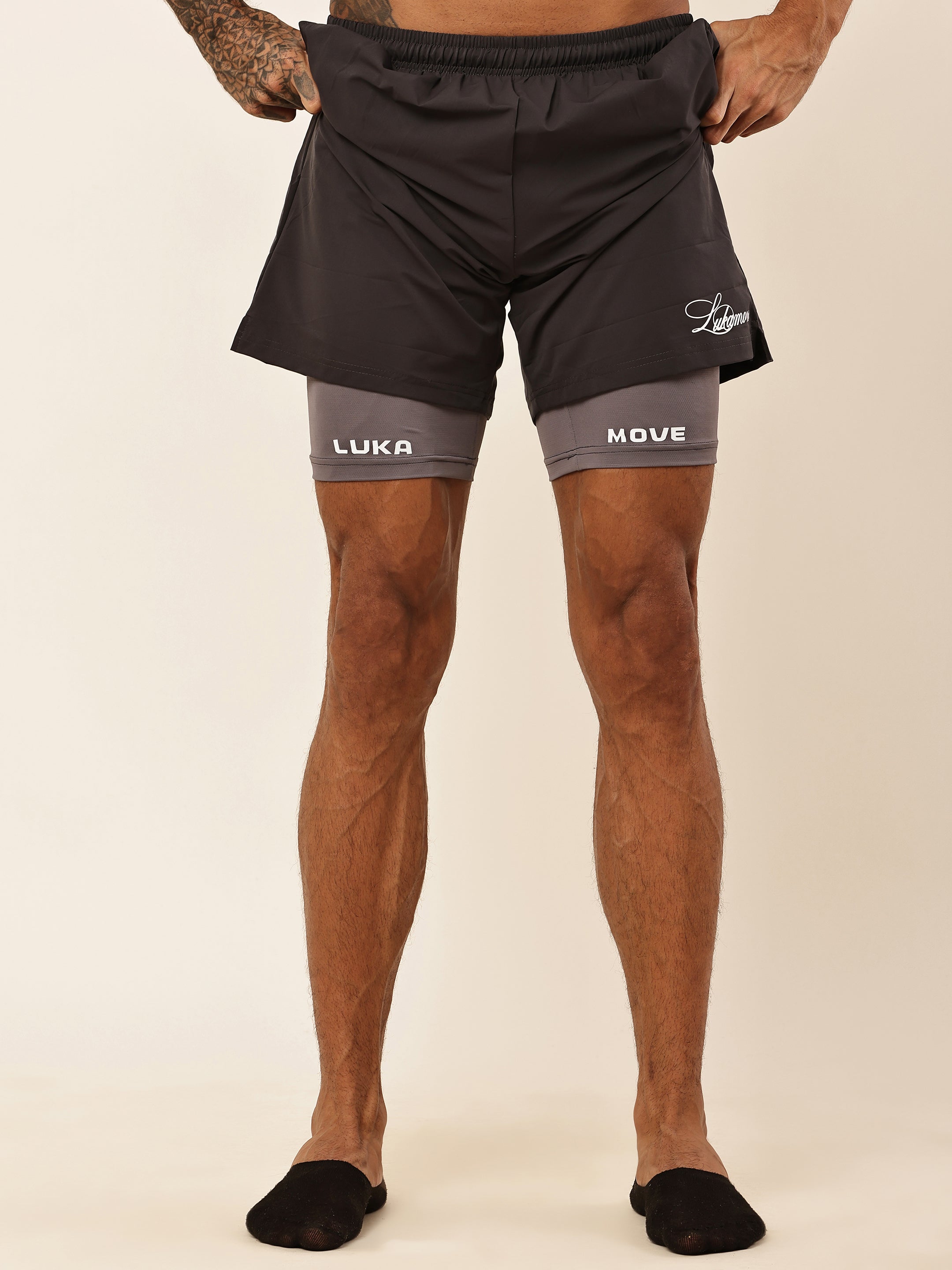 LUKAMOVE'S COMPRESSION SHORTS